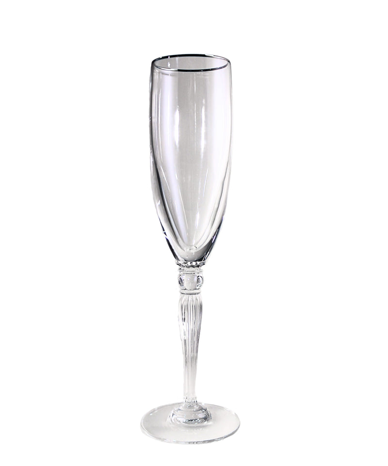 Waterford Stemware: Carleton - Platinum Fluted Champagne, 9.25" | 3 Set