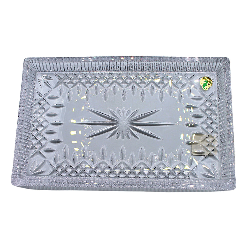 Waterford Crystal: Lismore Rectangular Sandwich Tray, 11"