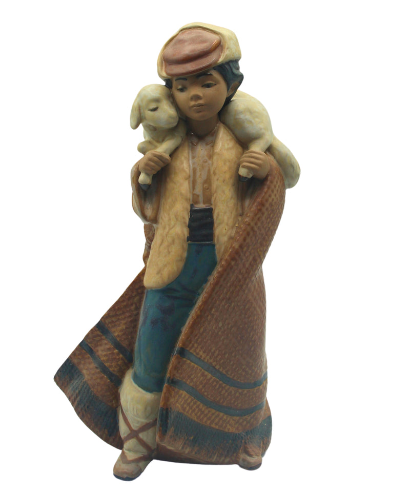 Lladró Figurine: 12163 Mountain Shepherd | Gres