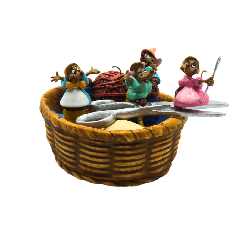 WDCC Mice in Sewing Basket - Surprise! | 1234611 | Cinderella