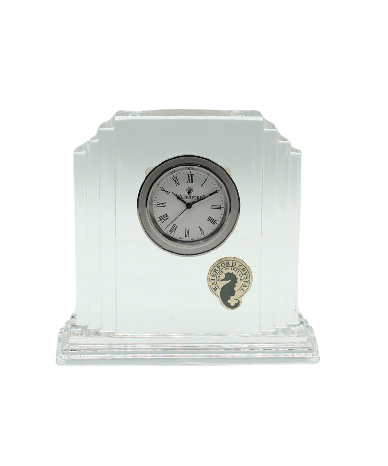 Waterford Crystal: Metropolitan Small Quartz Clock, 4"