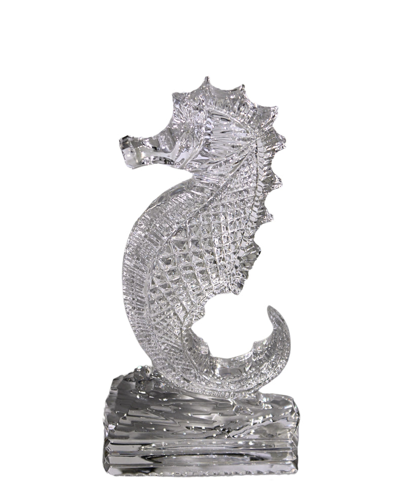 Waterford Crystal: Figurines Seahorse, 7.25"