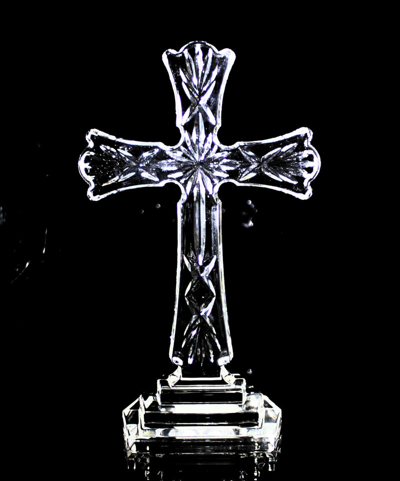 Waterford Crystal: Figurines Cross, 8"