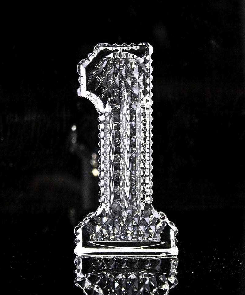 Waterford Crystal: Figurines Number 1 Paperweight, 5"