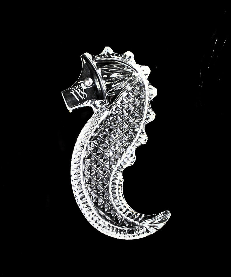 Waterford Crystal: Figurines Seahorse Paperweight, 3.5"