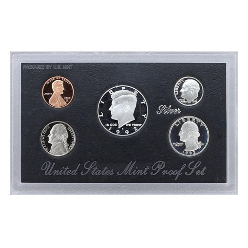 1992 Silver Proof Set (OGP) 5 coins