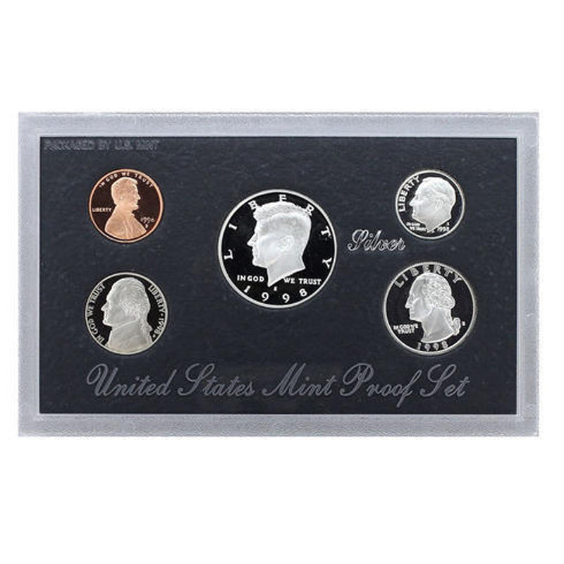 1998 Silver Proof Set (OGP) 5 coins