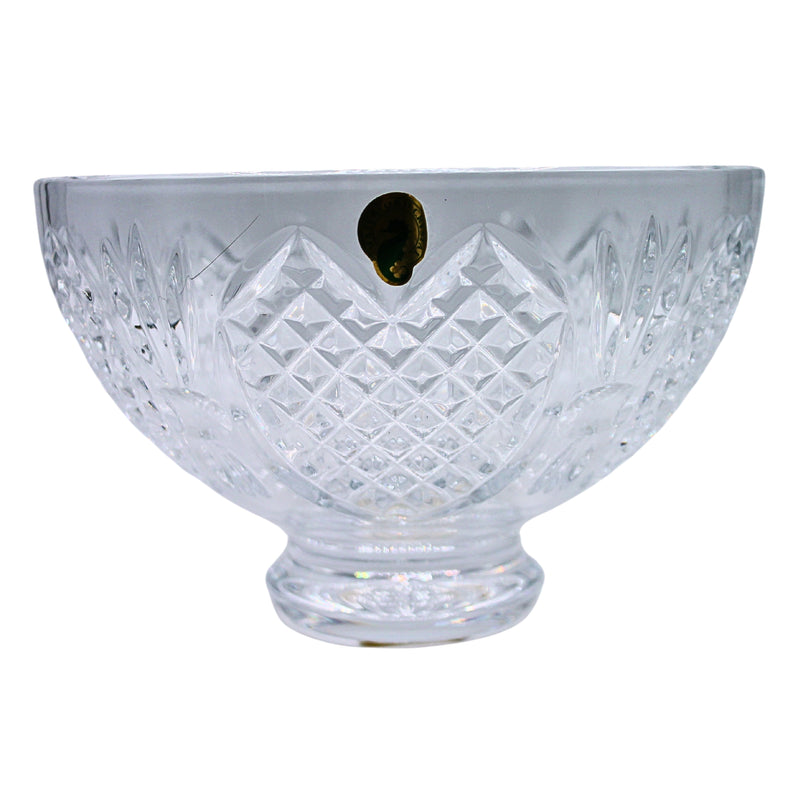 Waterford Crystal: Wedding Heirloom Footed Round Bowl, 8"