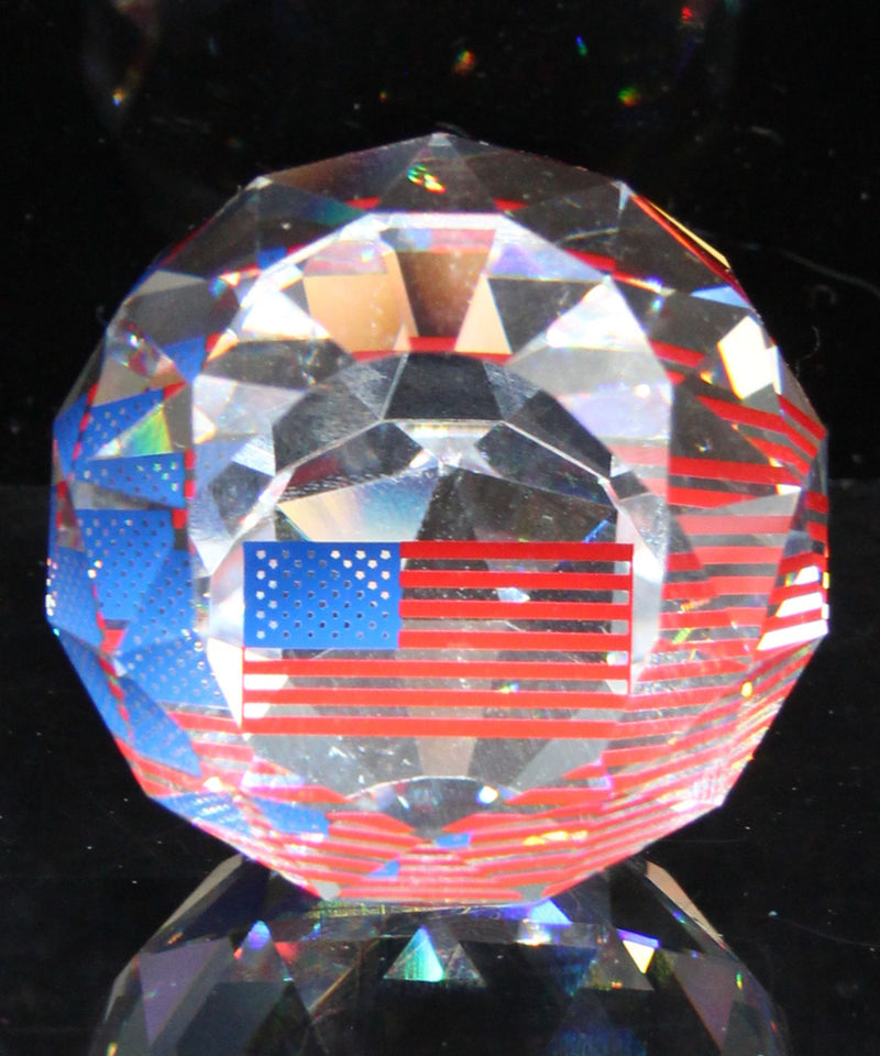 Swarovski Paperweight: 285777 American Flag