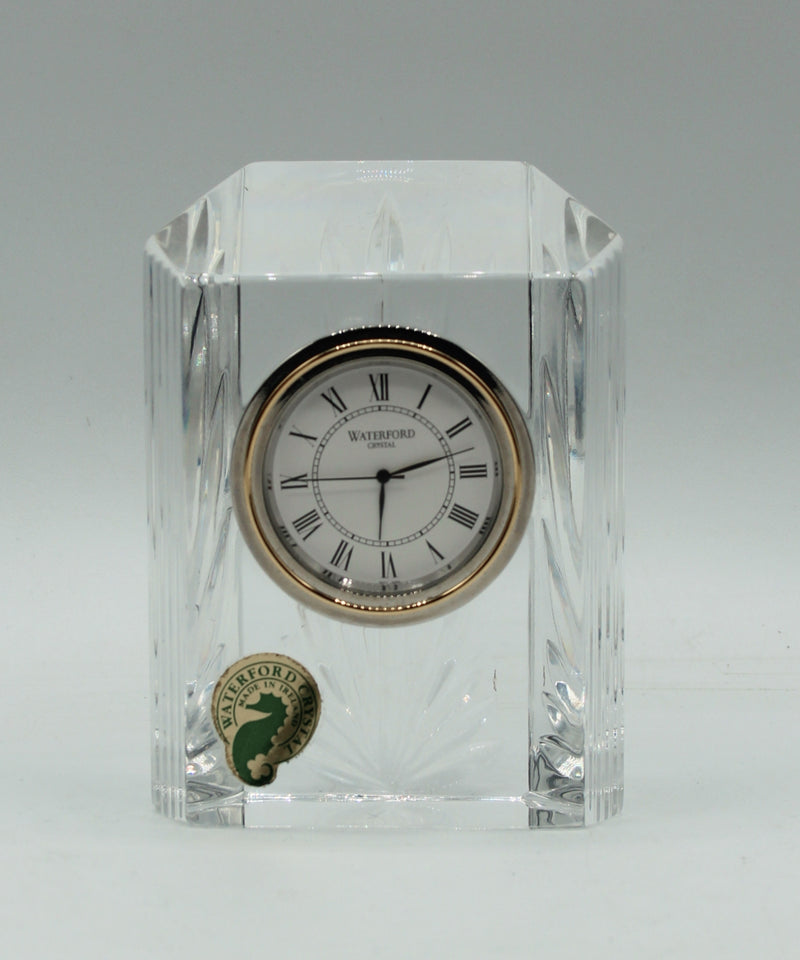 Waterford Crystal: Colonnade Clock, 6"