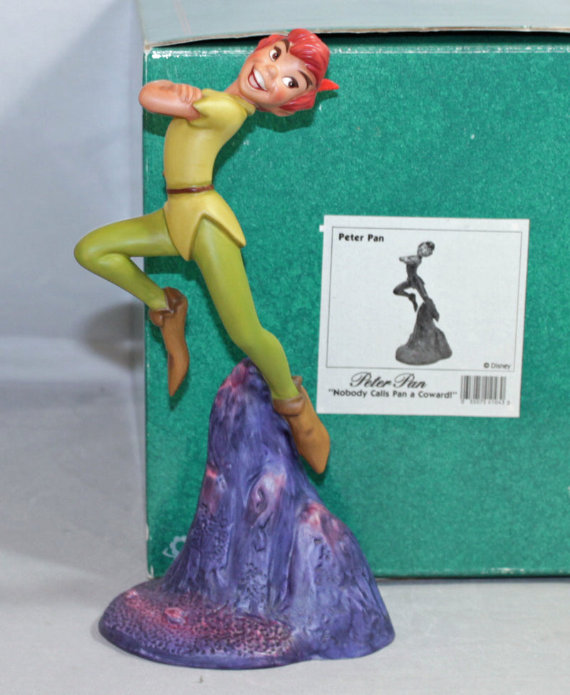 WDCC Peter Pan - Nobody Calls Pan a Coward | 1028530 | Disney | AS IS