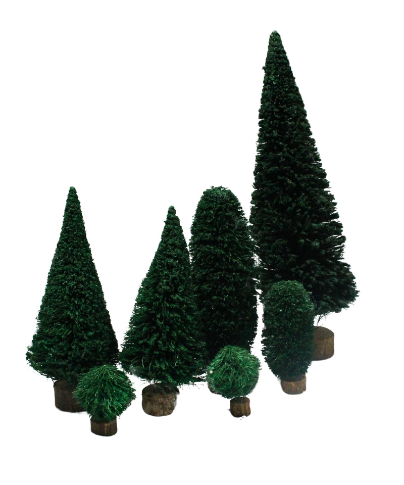 Department 56: 51837 Sisal Trees Set of 7 - Set of 7