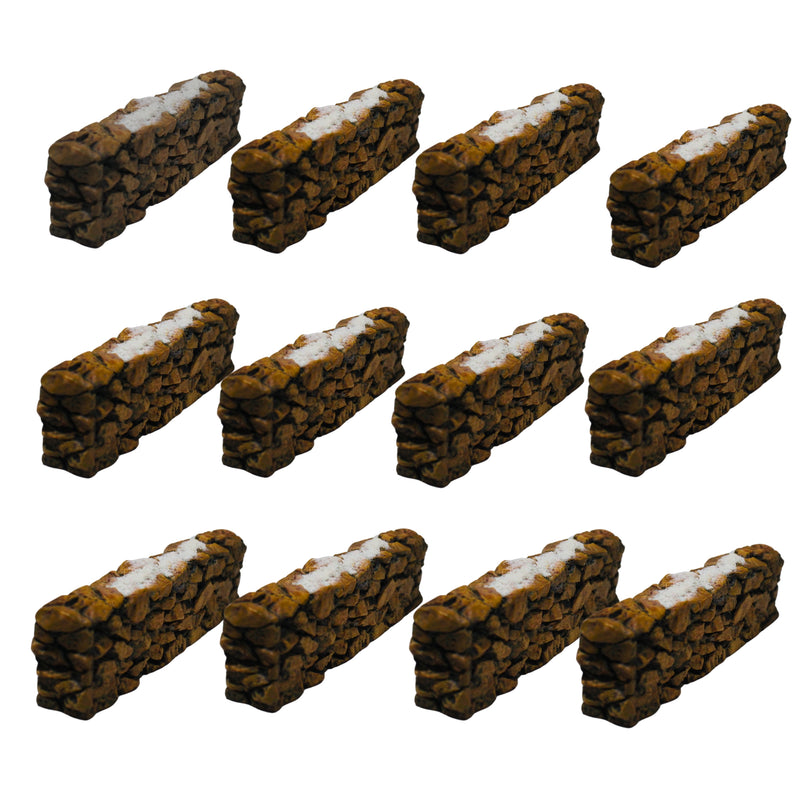 Department 56: 52629 Stone Wall - Set of 12