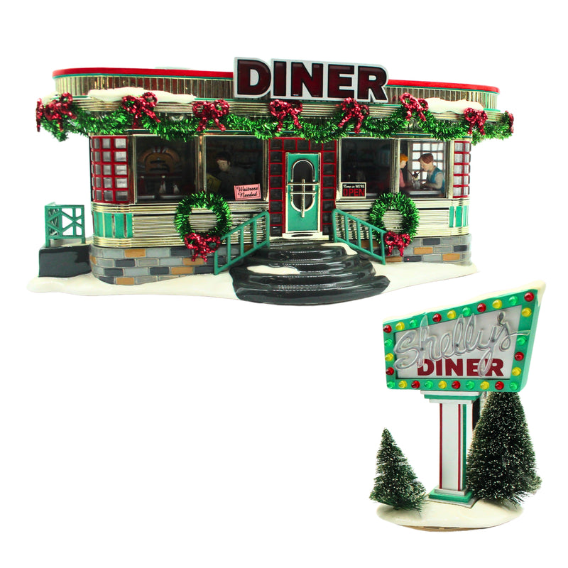 Department 56: Shelly's Diner | Snow Village | Please Read