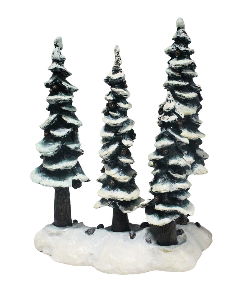 Department 56: 55271 Village Pole Pine Forest - Set of 4