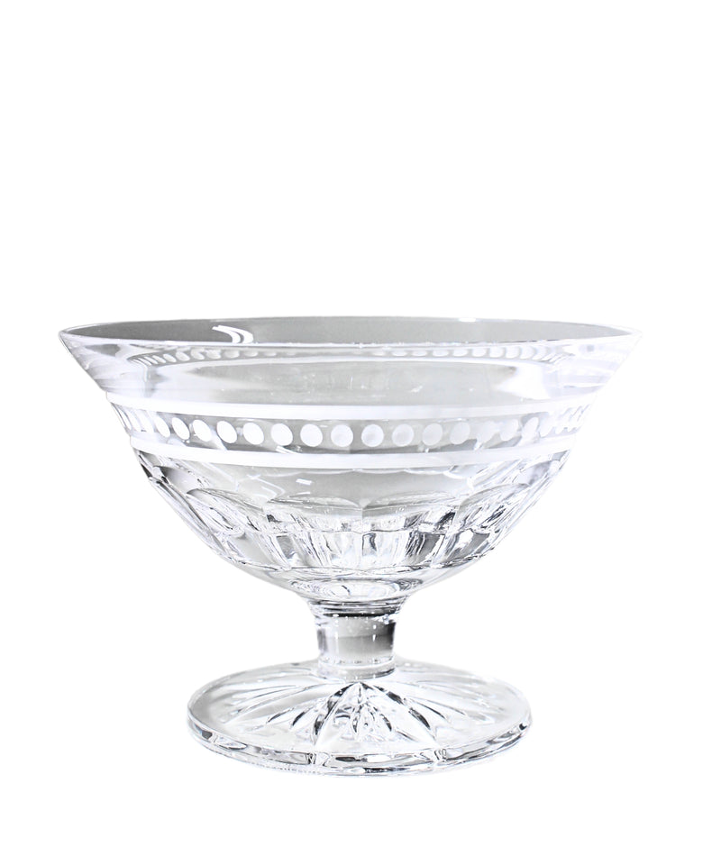 Waterford Crystal: Bowls Bolton Dot Footed Compote Bowl, 5"