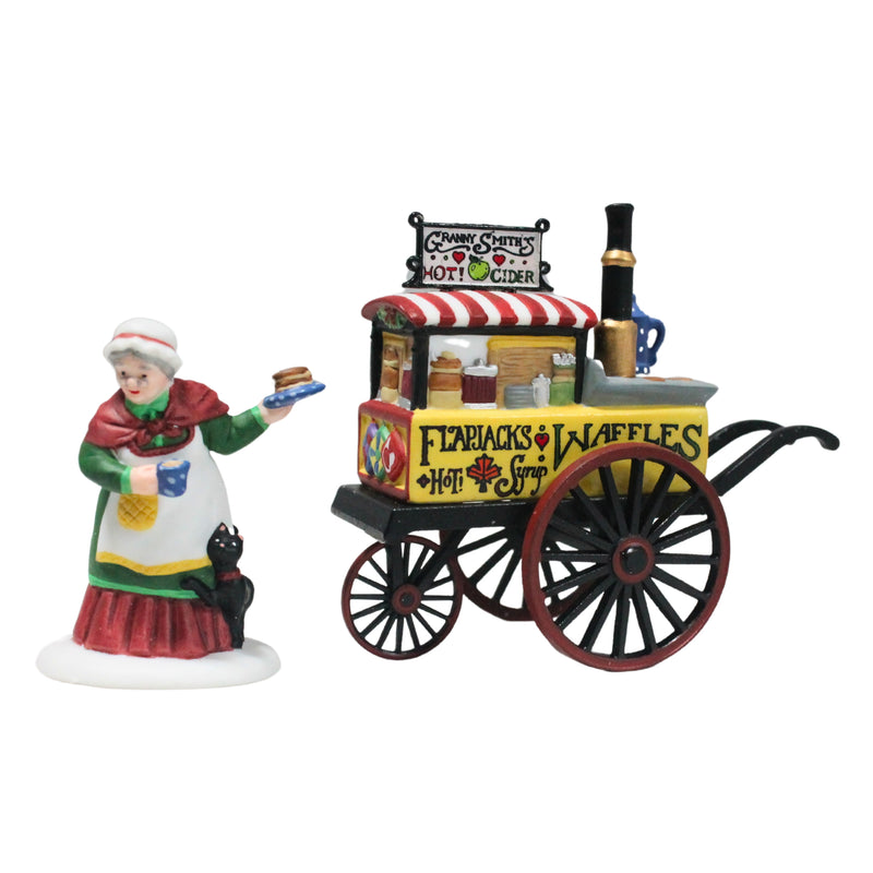 Department 56: 56596 Christmas Bazaar…Flap Jacks & Hot Cider - Set of 2