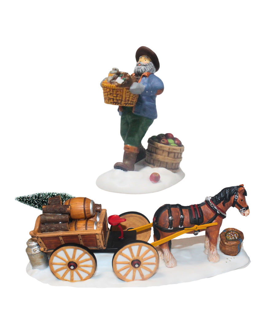 Department 56: 56630 Load Up The Wagon - Set of 2