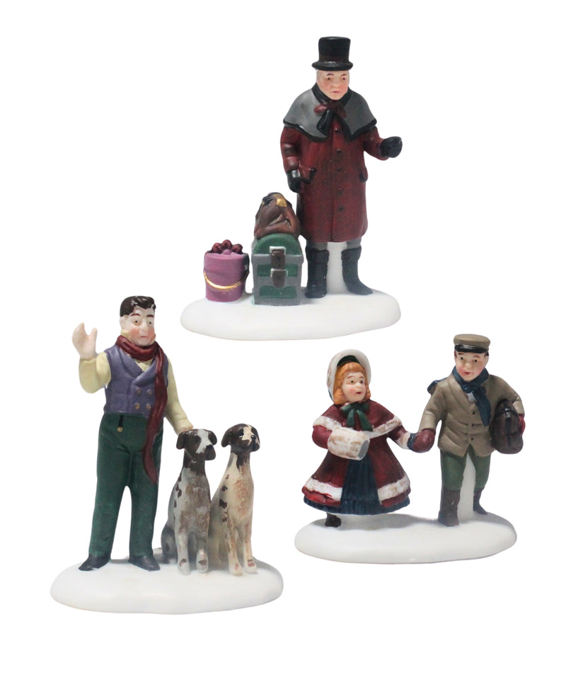 Department 56: 58173 Vision of Christmas Past - Set of 3