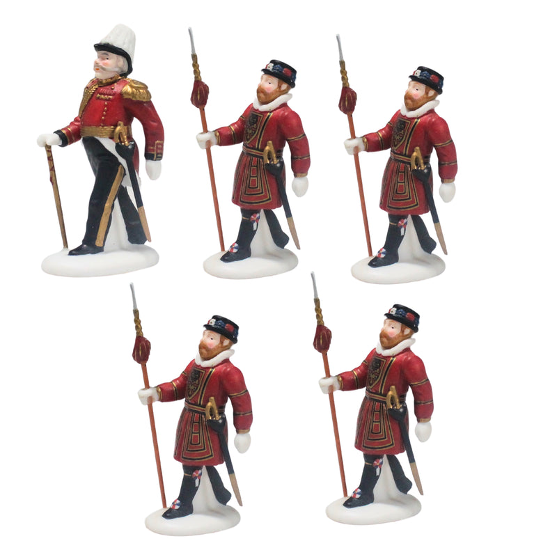 Department 56: 58397 Yeomen of the Guard - Set of 5