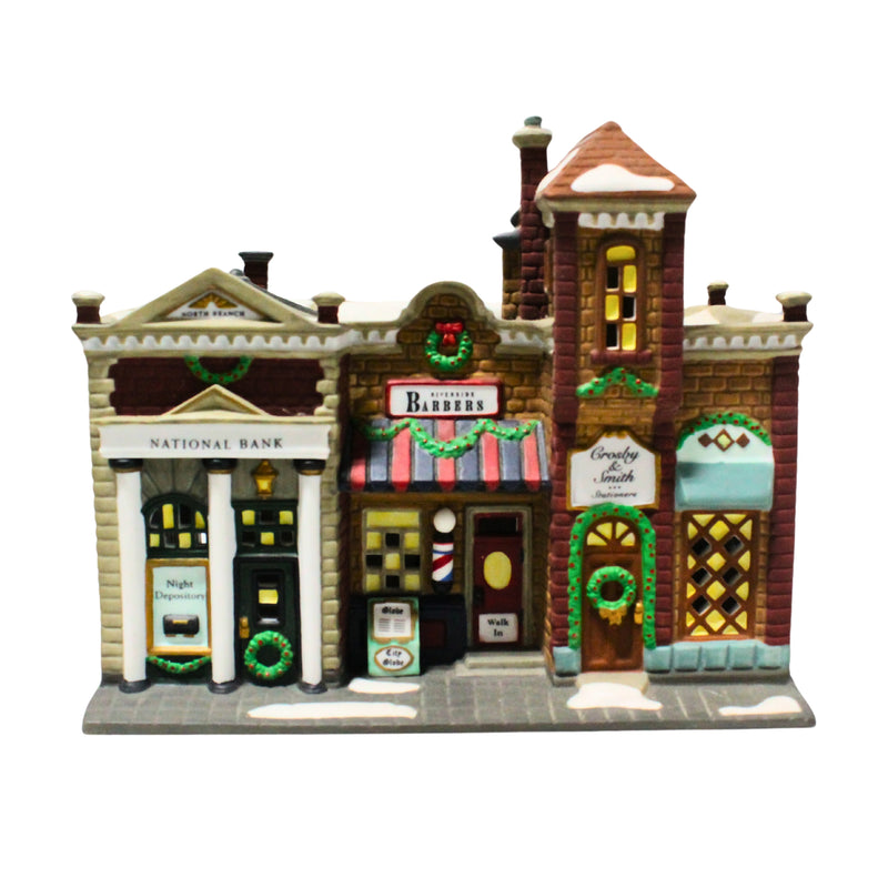 Department 56: 58888 Riverside Row Shops