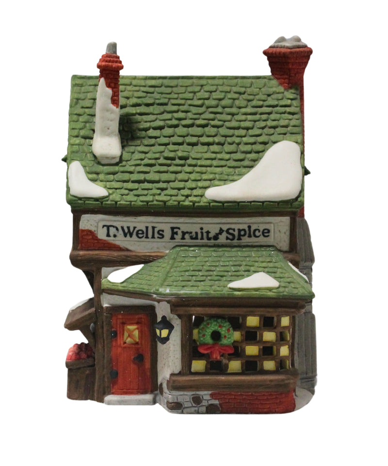 Department 56: 59242 T. Wells Fruit and Spice Shop