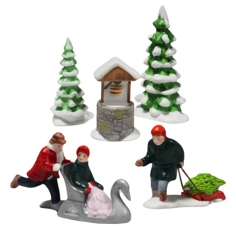 Department 56: 65323 New England Winter Accessory Set - Set of 5