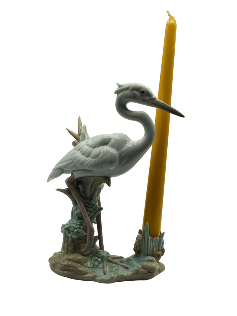 Lladró Figurine: 6882 Heron's Realm Candleholder