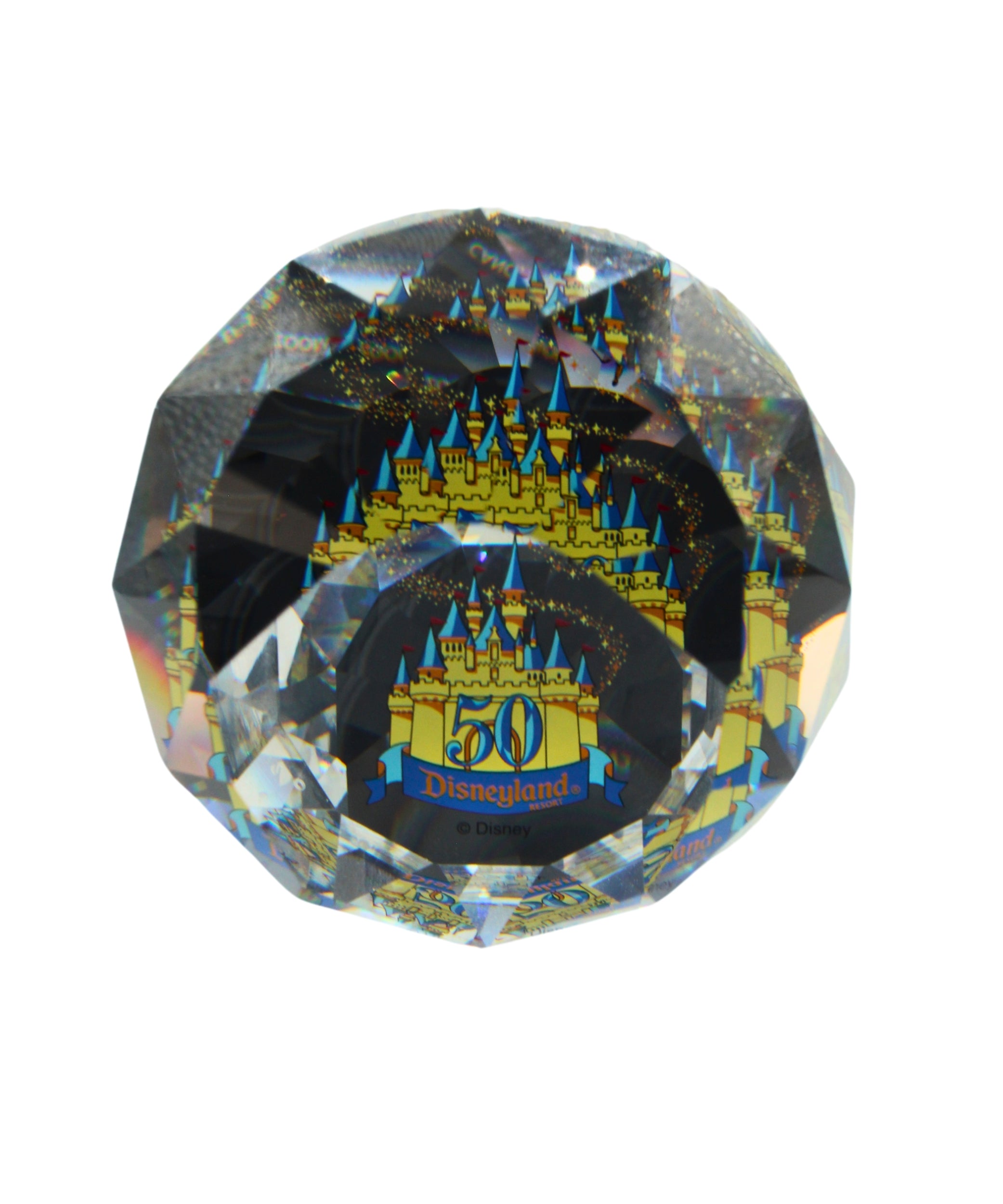 Swarovski Paperweight: 843094 Disneyland 50th Anniversary