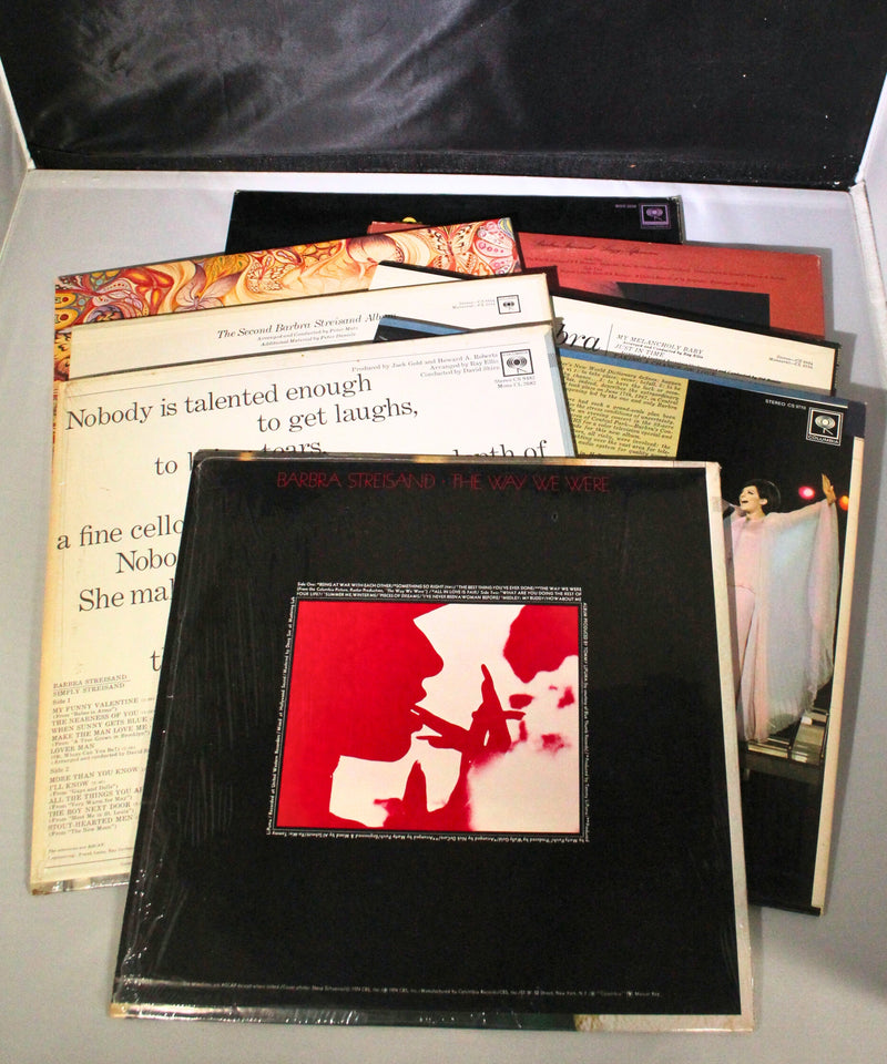 Lot of 8: Barbra Streisand Vinyls| Columbia Records