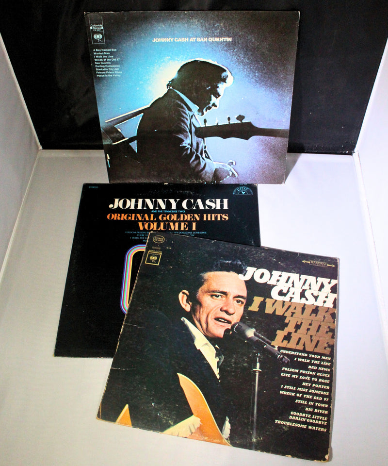 Lot of 3: Johnny Cash Vinyls