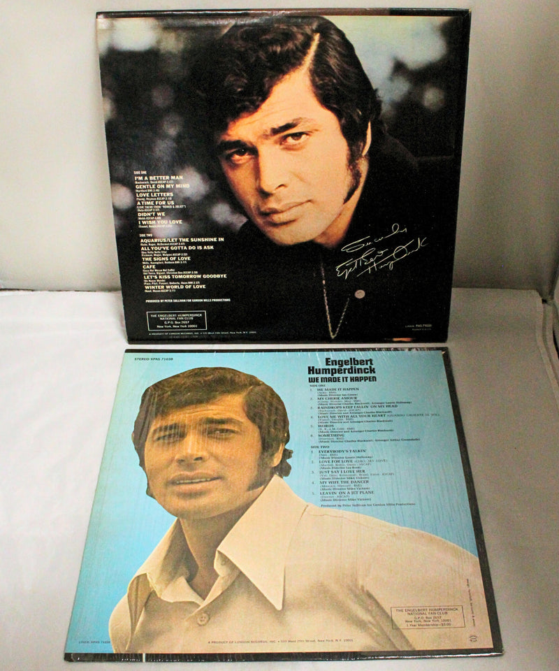 Lot of 2: Engelbert Humperdinck Vinyls | SIGNED