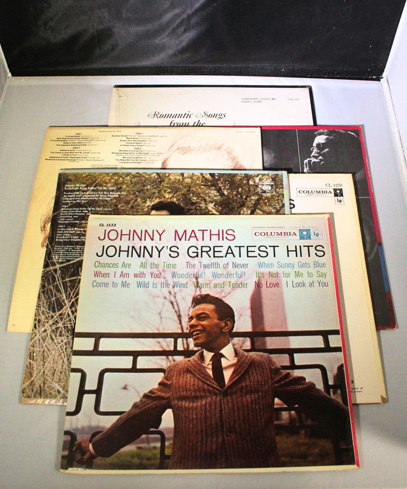 Lot of 6: Johnny Mathis and Perry Como Vinyls