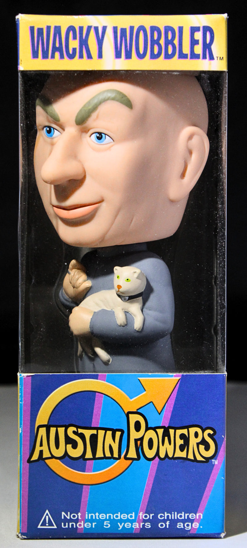 Wacky Wobbler Austin Powers, Dr. Evil bobblehead | Non-mint box