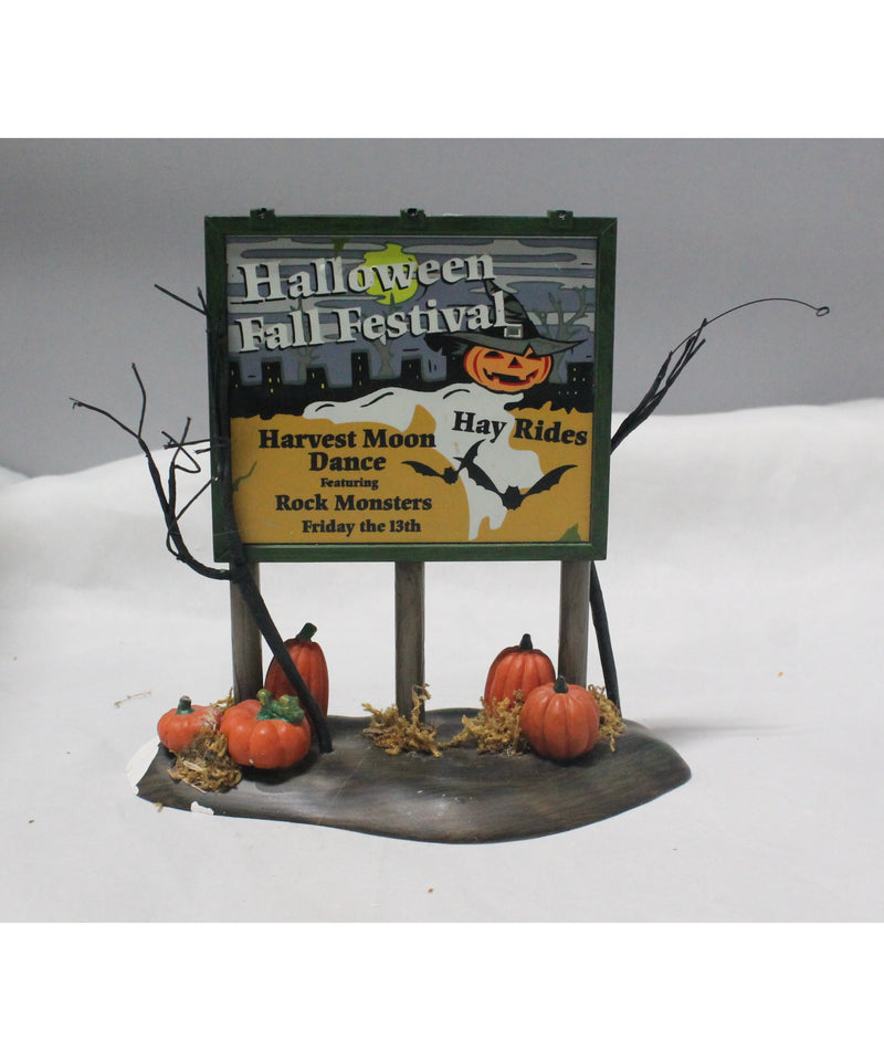 Department 56 | Halloween | Village Accessories - Halloween Festival Billboard