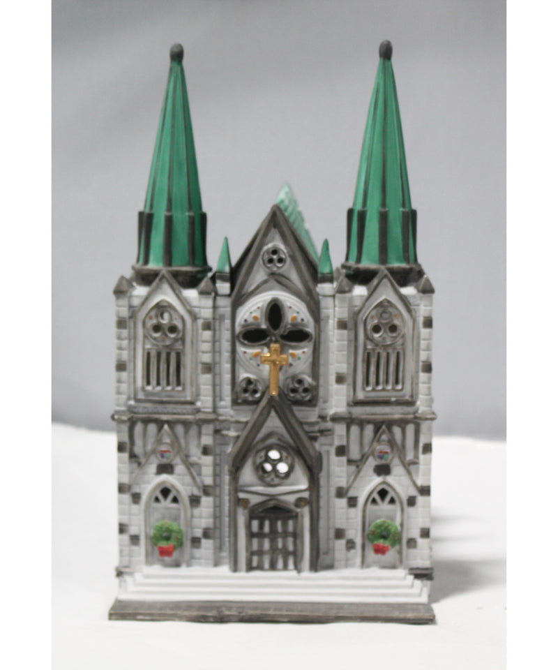 Department 56 | The Cathedral |one wall has been repaired