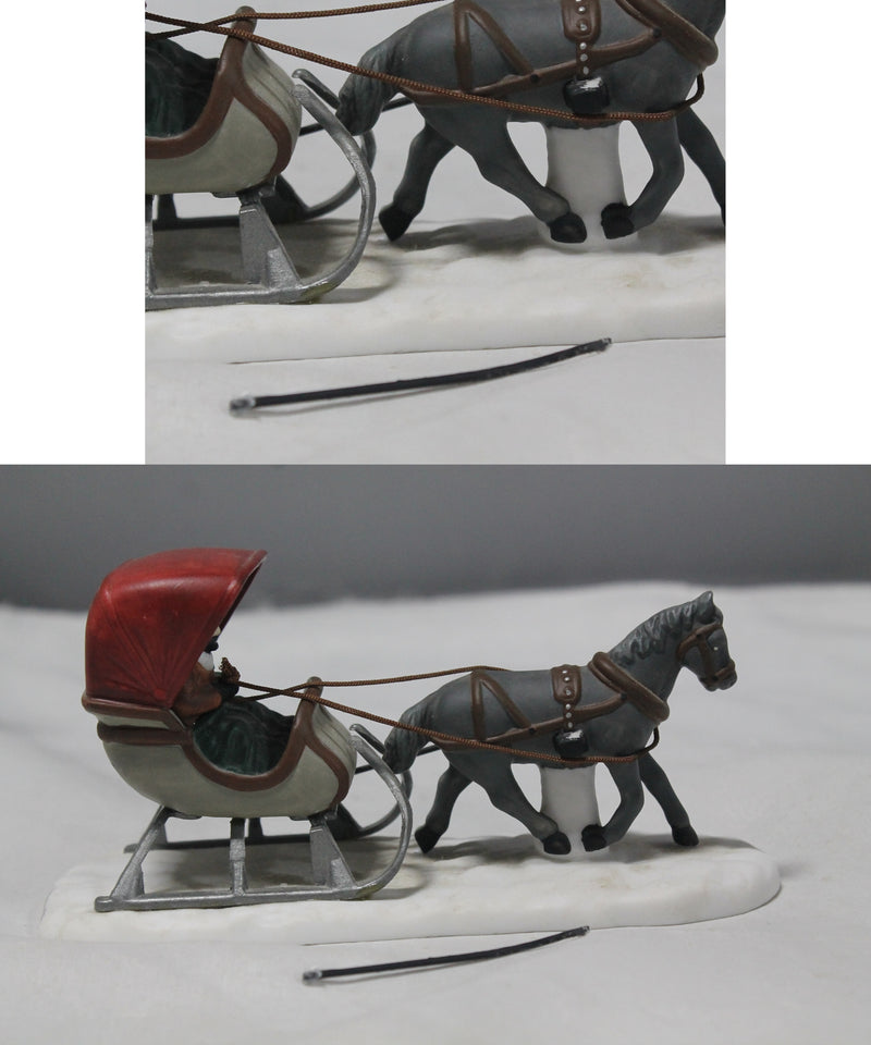 Department 56 | One Horse Open Sleigh | As Is | Please Read