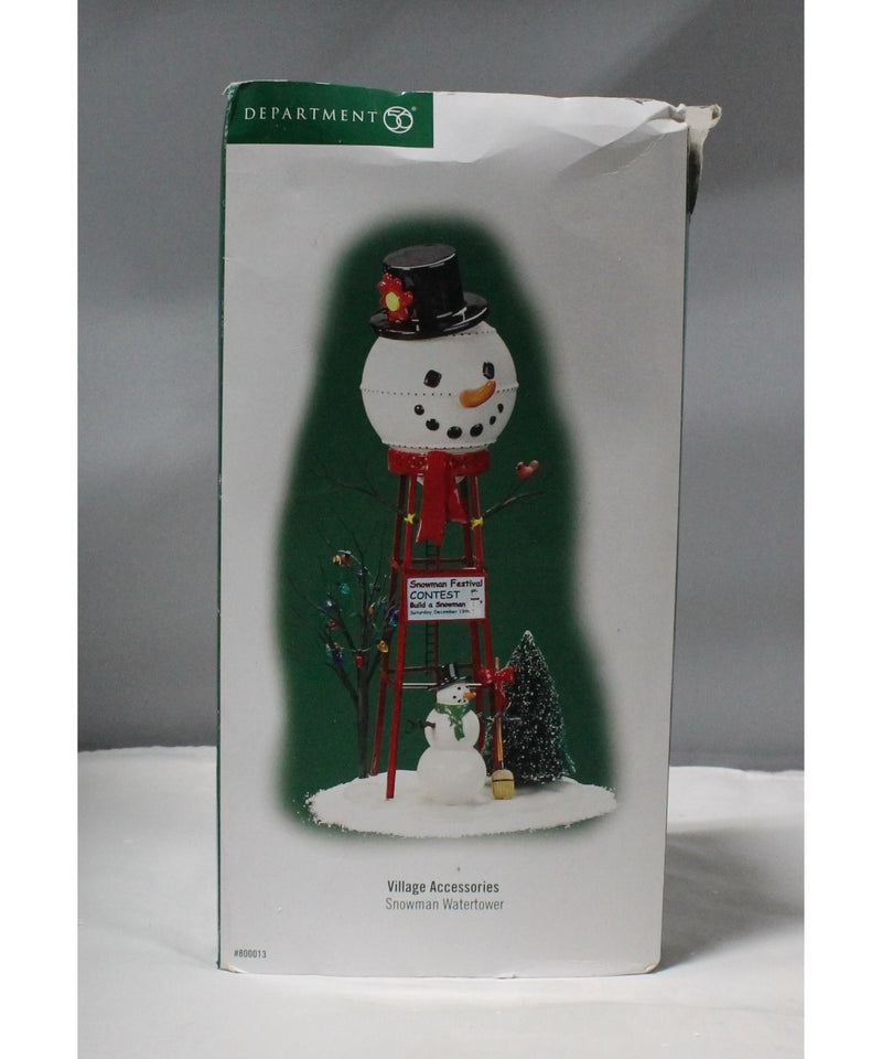 Department 56 | Snowman Watertower | As Is | Please Read