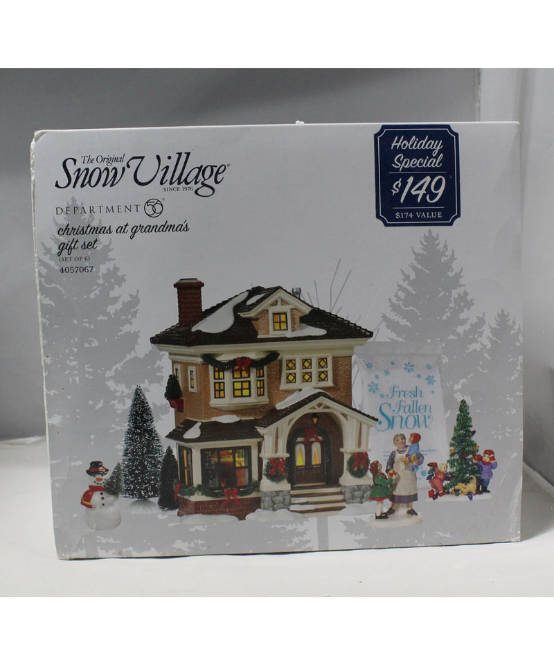 Department 56 | Christmas At Grandma's Gift Set | Please Read