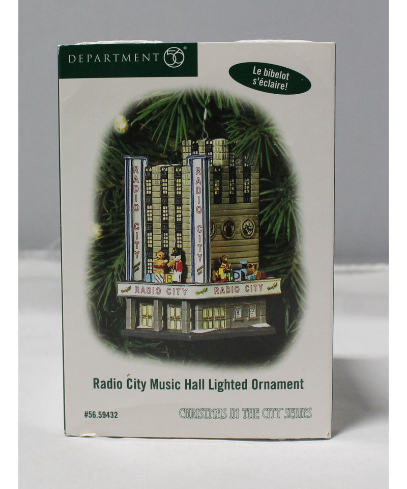 Department 56 | Radio City Music Hall Lighted Ornament | As Is | Please Read