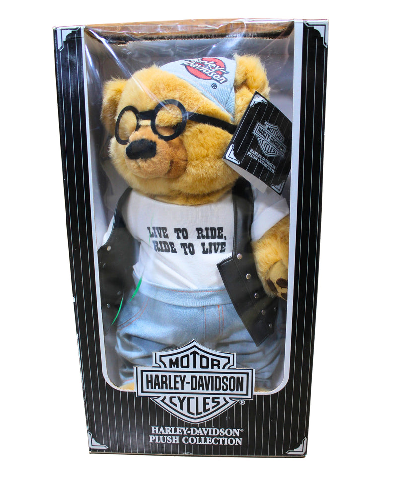 Harley-Davidson Plush Collection GH4305 | Yuppie with Glasses - Gift Bear