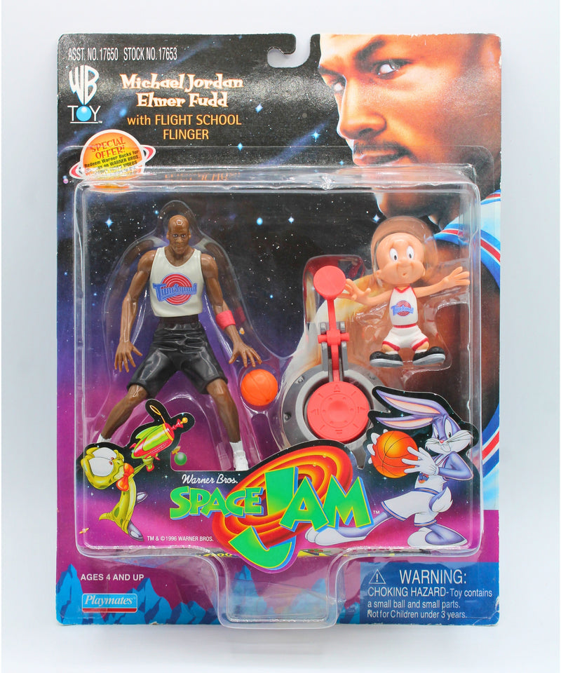 Warner Bros | Space Jam Michael Jordan & Elmer Fudd | Non-Mint Box