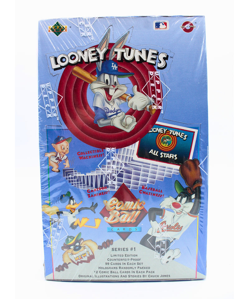 The Upper Deck Company | Looney Tunes Comic Ball Series 1 | Non-Mint Box