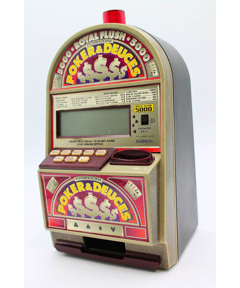 Radica | Poker & Deuces Slot Machine | Non-Mint Box