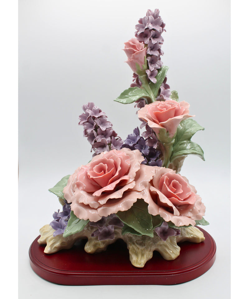 Cosmos Gifts Corp | Floral Figurine | Damaged Box