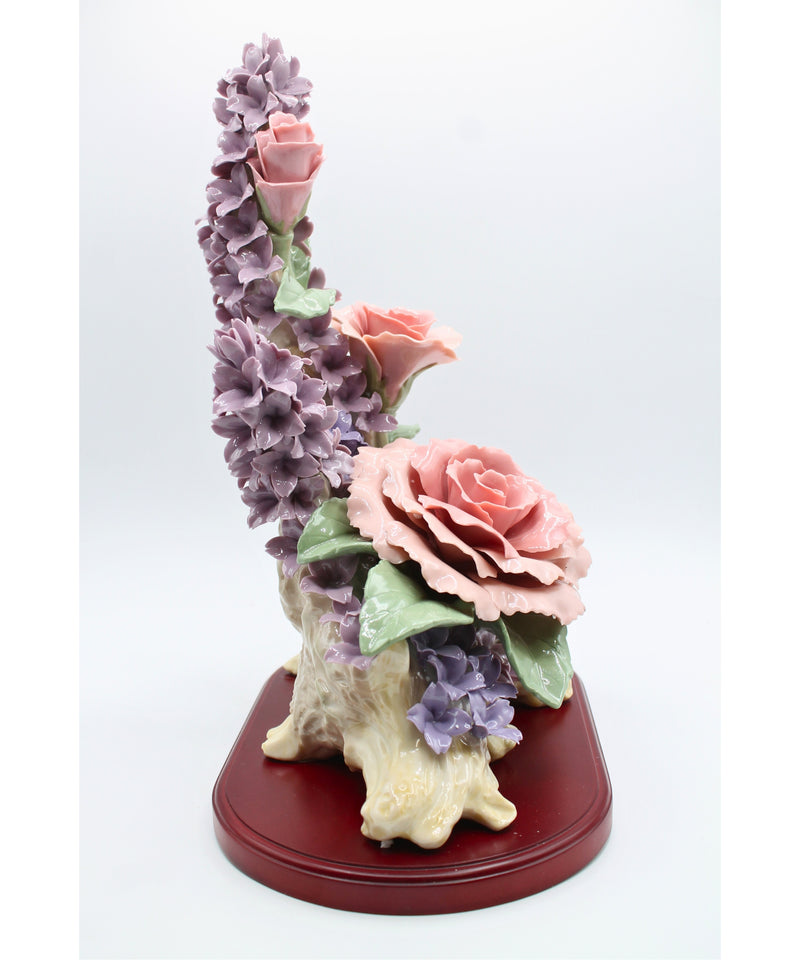 Cosmos Gifts Corp | Floral Figurine | Damaged Box