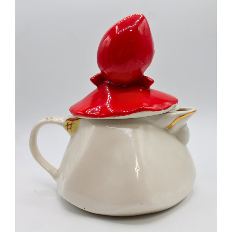 Vintage Little Red Riding Hood Teapot | Reglued Head