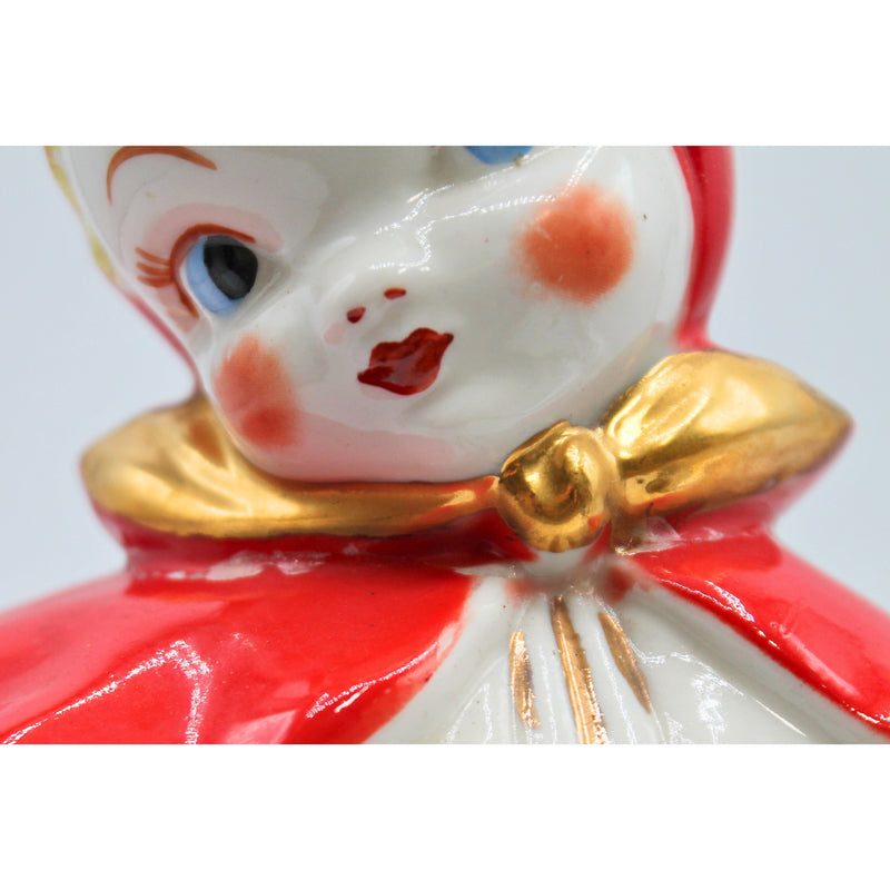 Vintage Little Red Riding Hood Teapot | Reglued Head