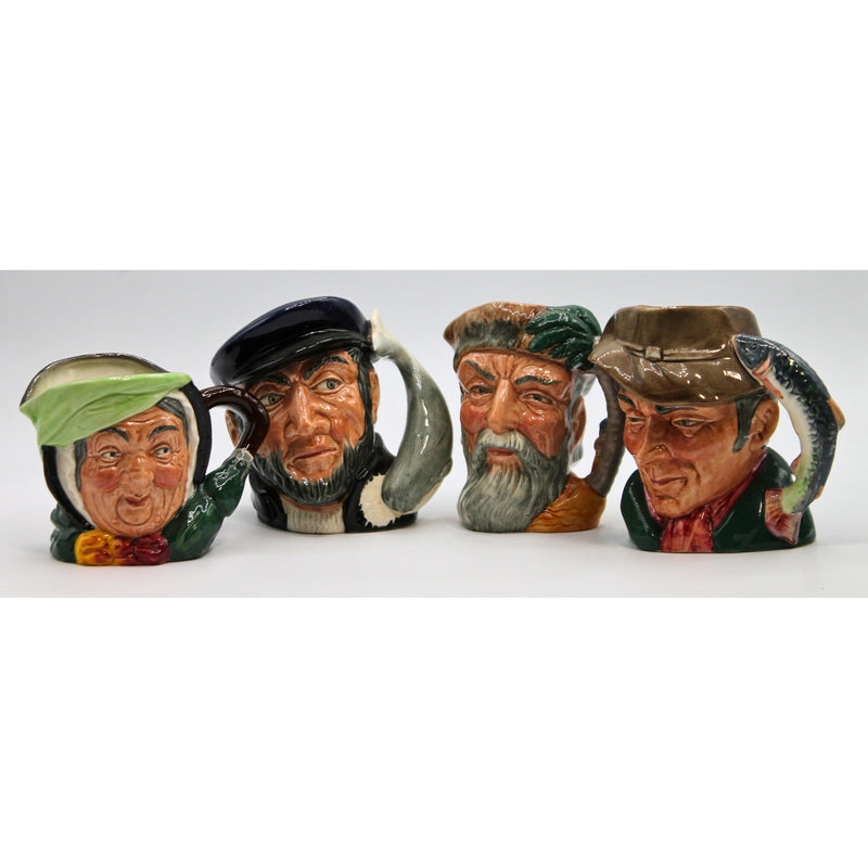 Royal Doulton | Lot of 7: Miniature Character Toby Jugs | No Box