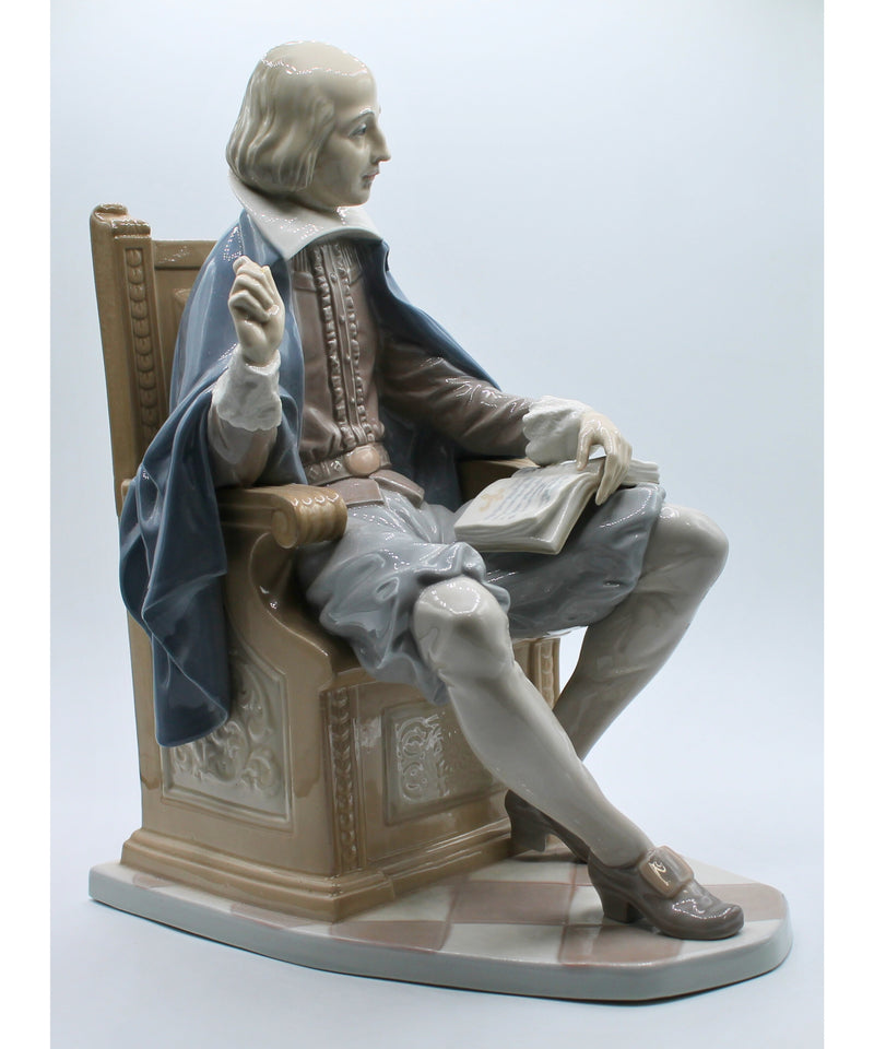 Lladro 1338 | Shakespeare | Missing Quill